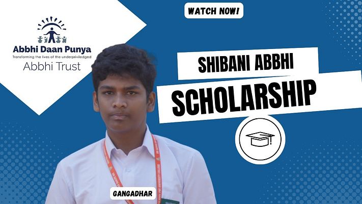 Scholarship recipient video thumbnail